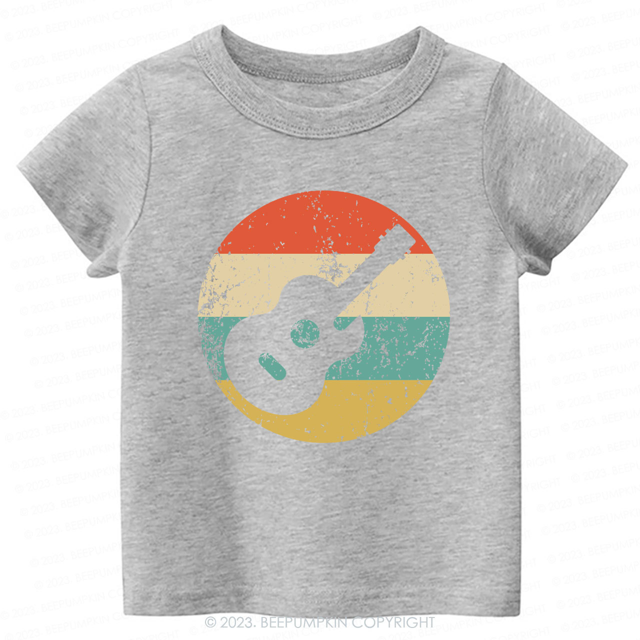  Retro Guitar Icon Kids Shirt