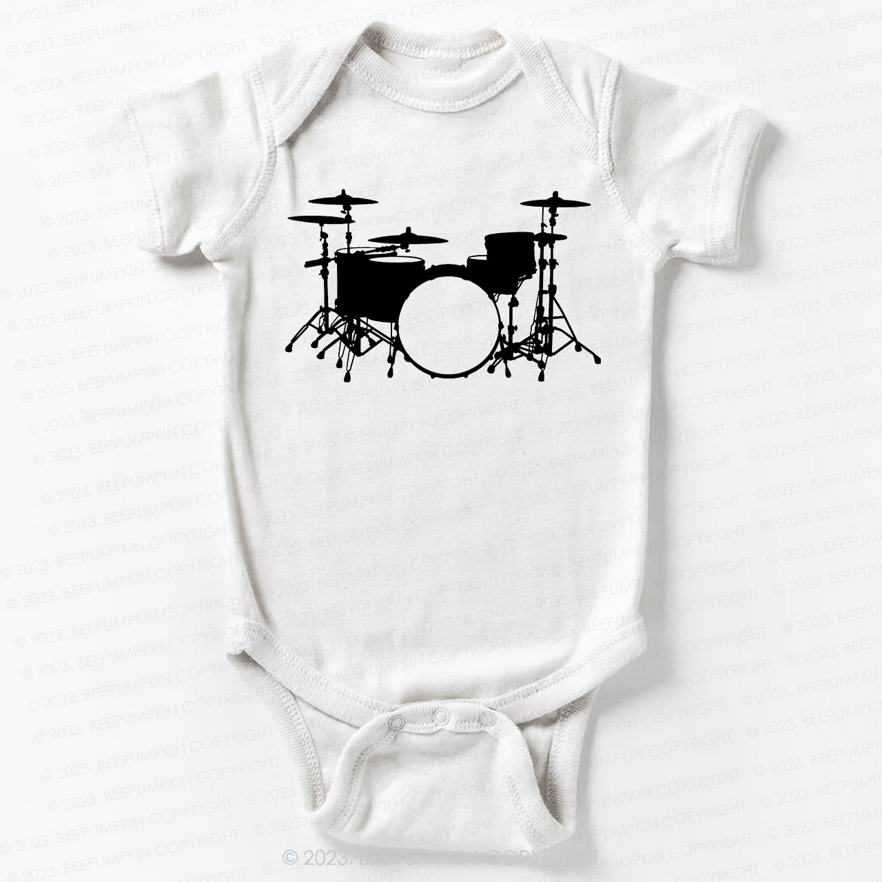 Drumset Music Bodysuit For Baby