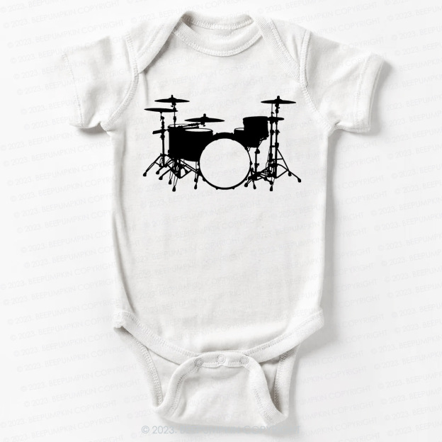 Drumset Music Bodysuit For Baby