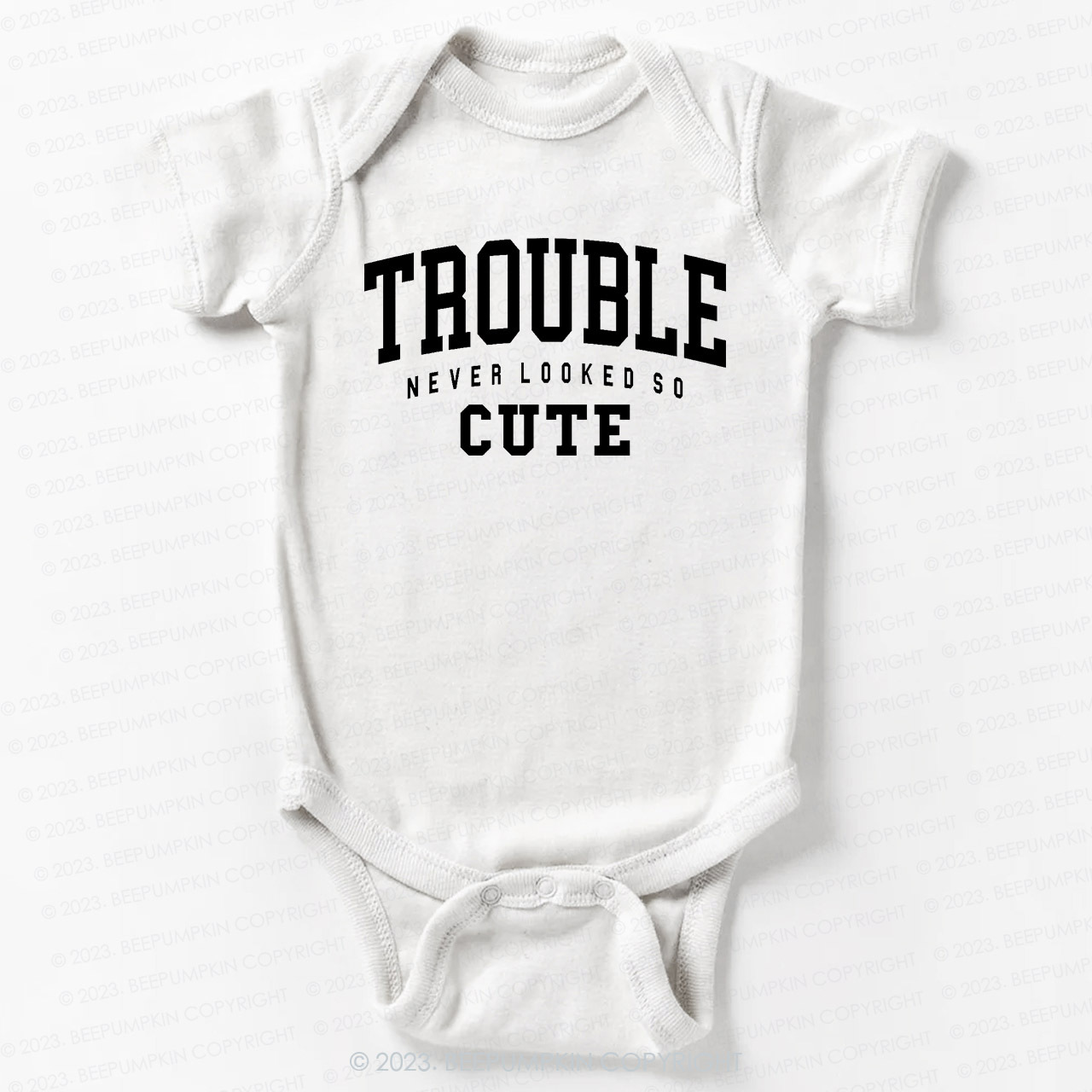 Trouble Never Looked So Cute Bodysuit For Baby