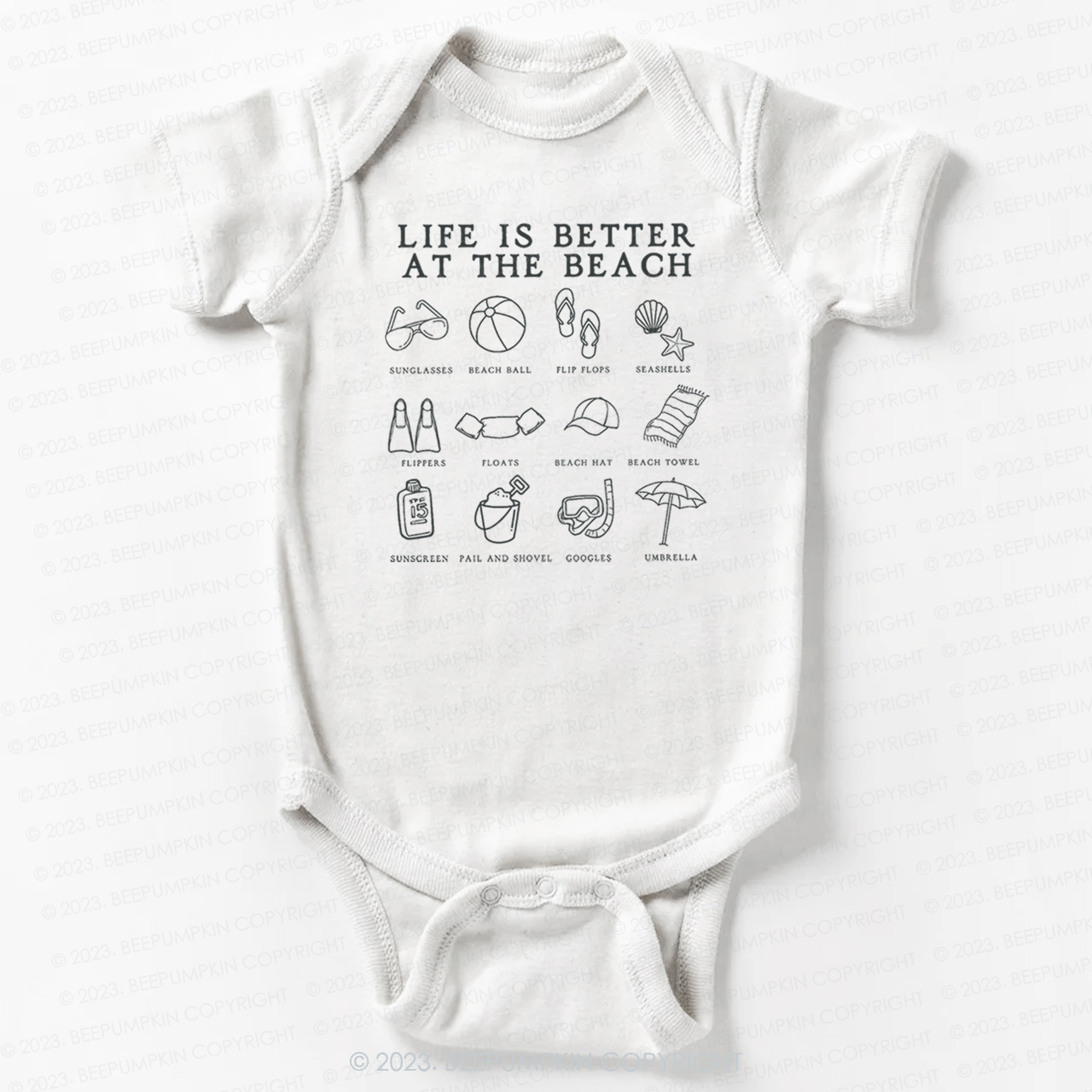 Life Is Better At The Beach Bodysuit For Baby
