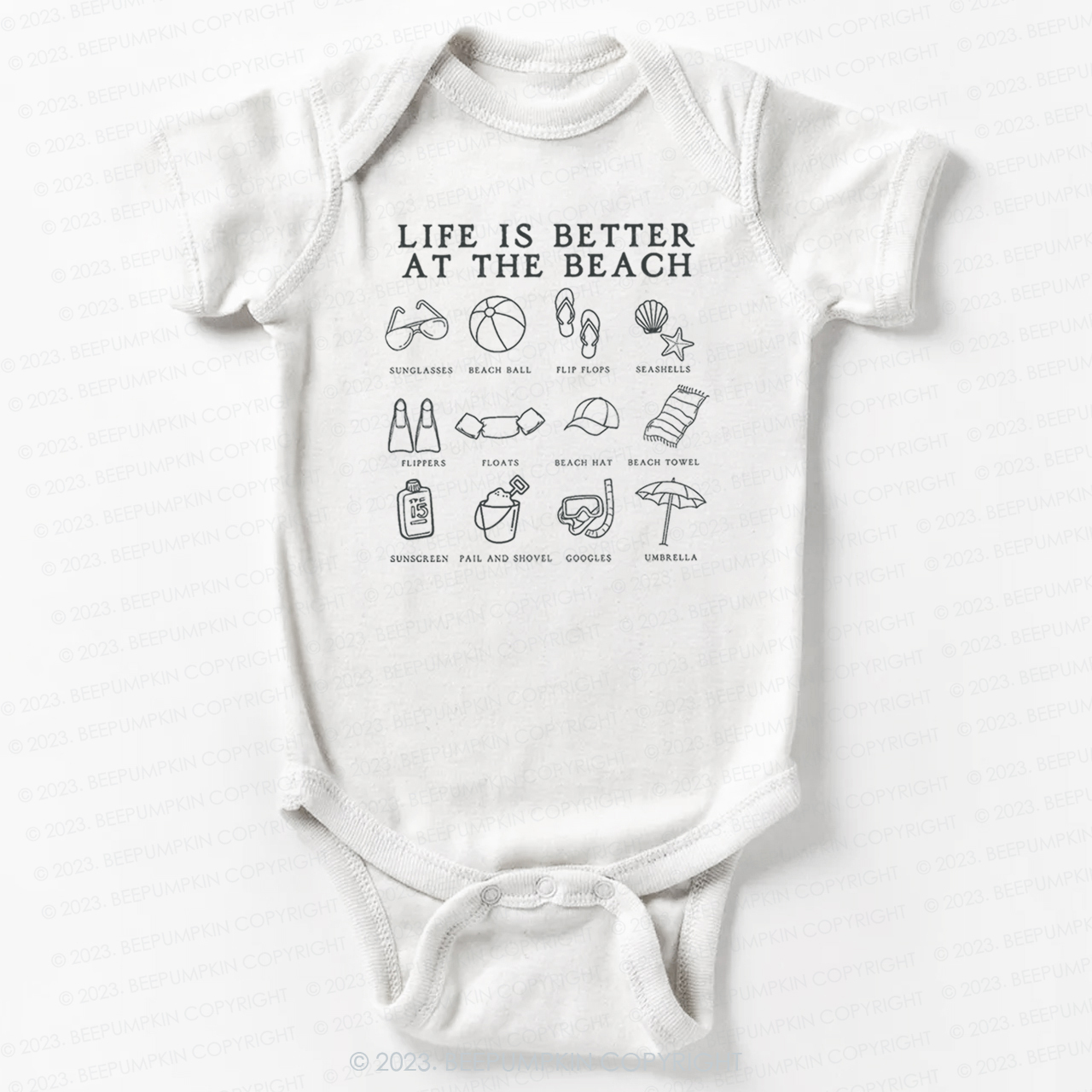 Life Is Better At The Beach Bodysuit For Baby