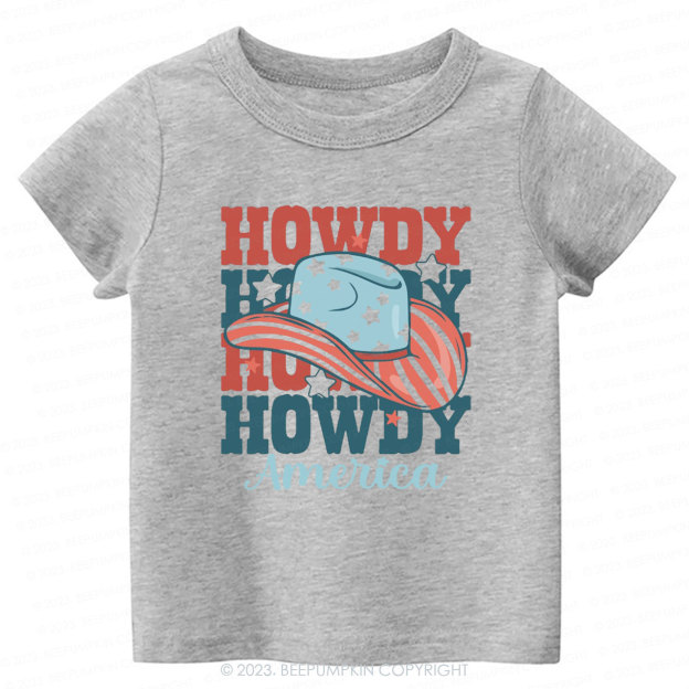Howdy Cowboy Shirt For Kids