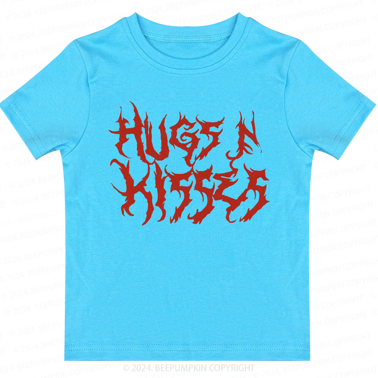 Hugs N Kisses Heavy Metal Toddler&Kids Tees 8
