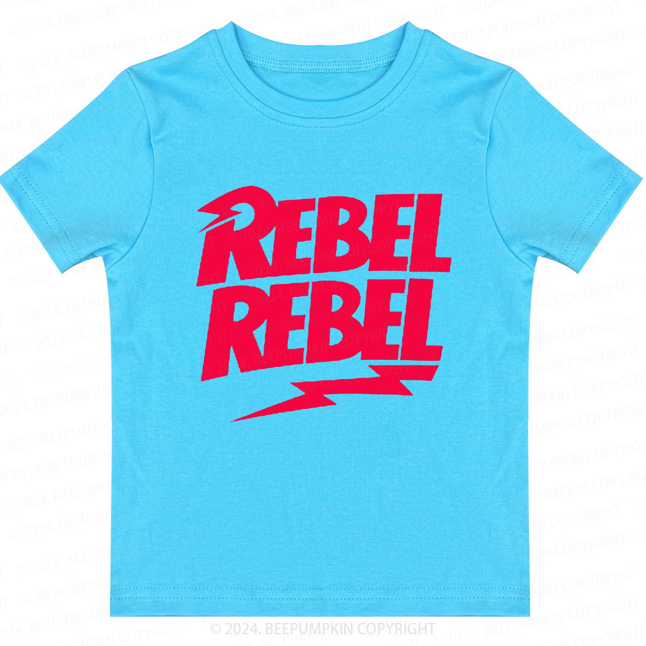 David Bowie Rebel Rebel Toddler&Kids Tees 8