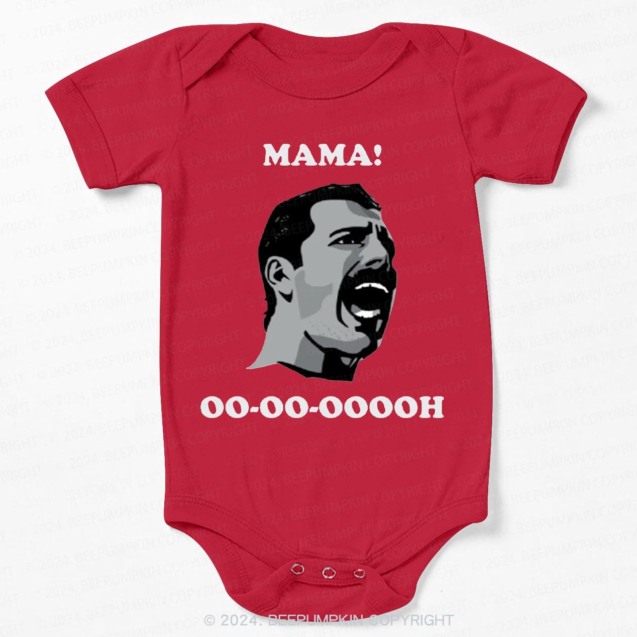 Bohemian Funny Man Bodysuit For Baby