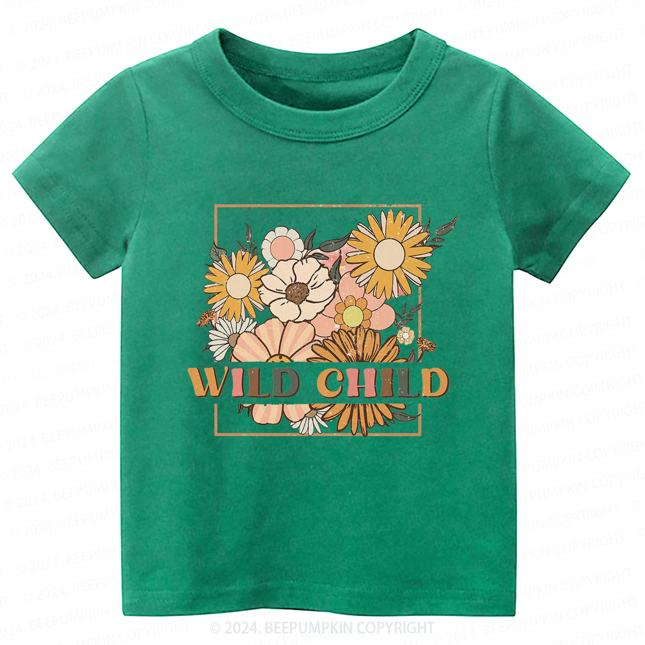 Retro Wild Child Toddler&Kids Tees 
