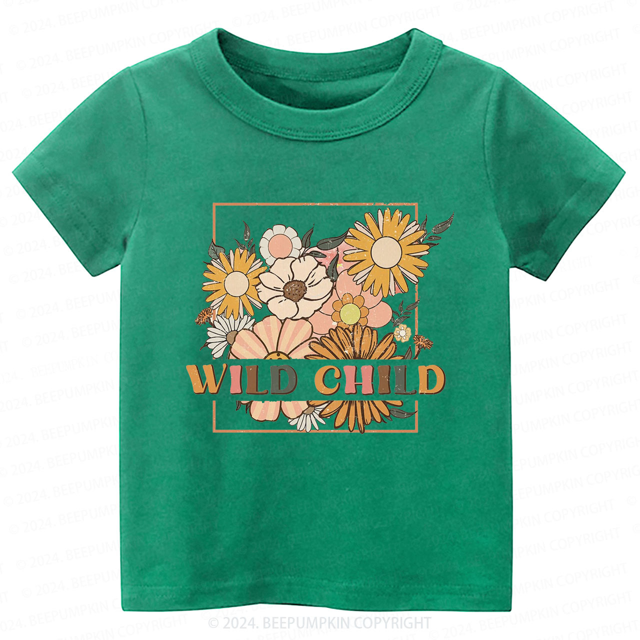 Retro Wild Child Toddler&Kids Tees 