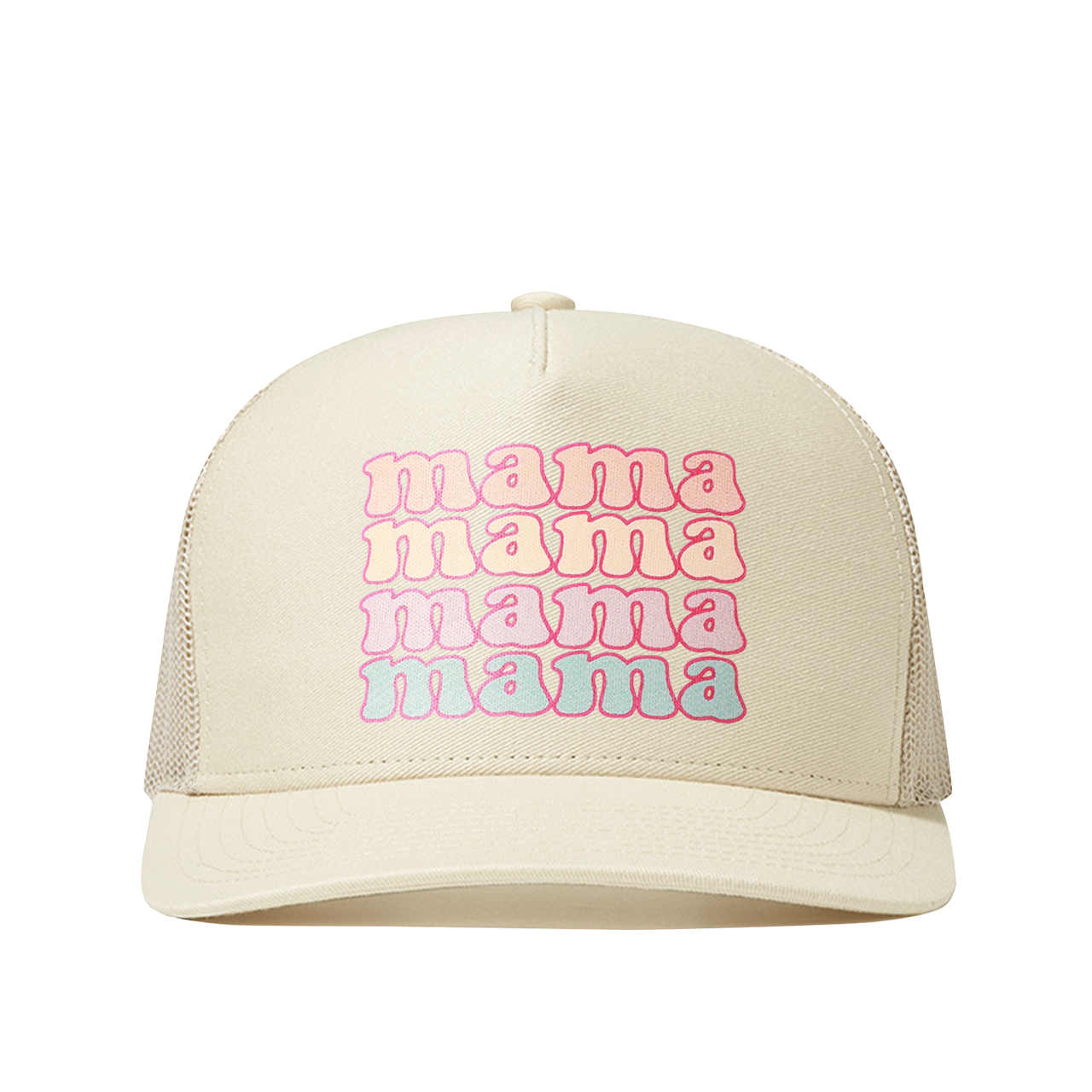 Colorful Prints Mama Trucker Hat