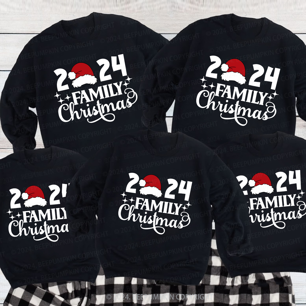 2024 Family Christmas Matching Sweatshirts