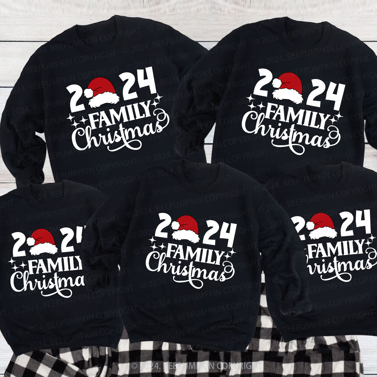 2024 Family Christmas Matching Sweatshirts