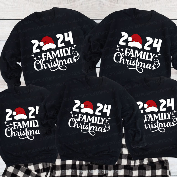 2024 Family Christmas Matching Sweatshirts
