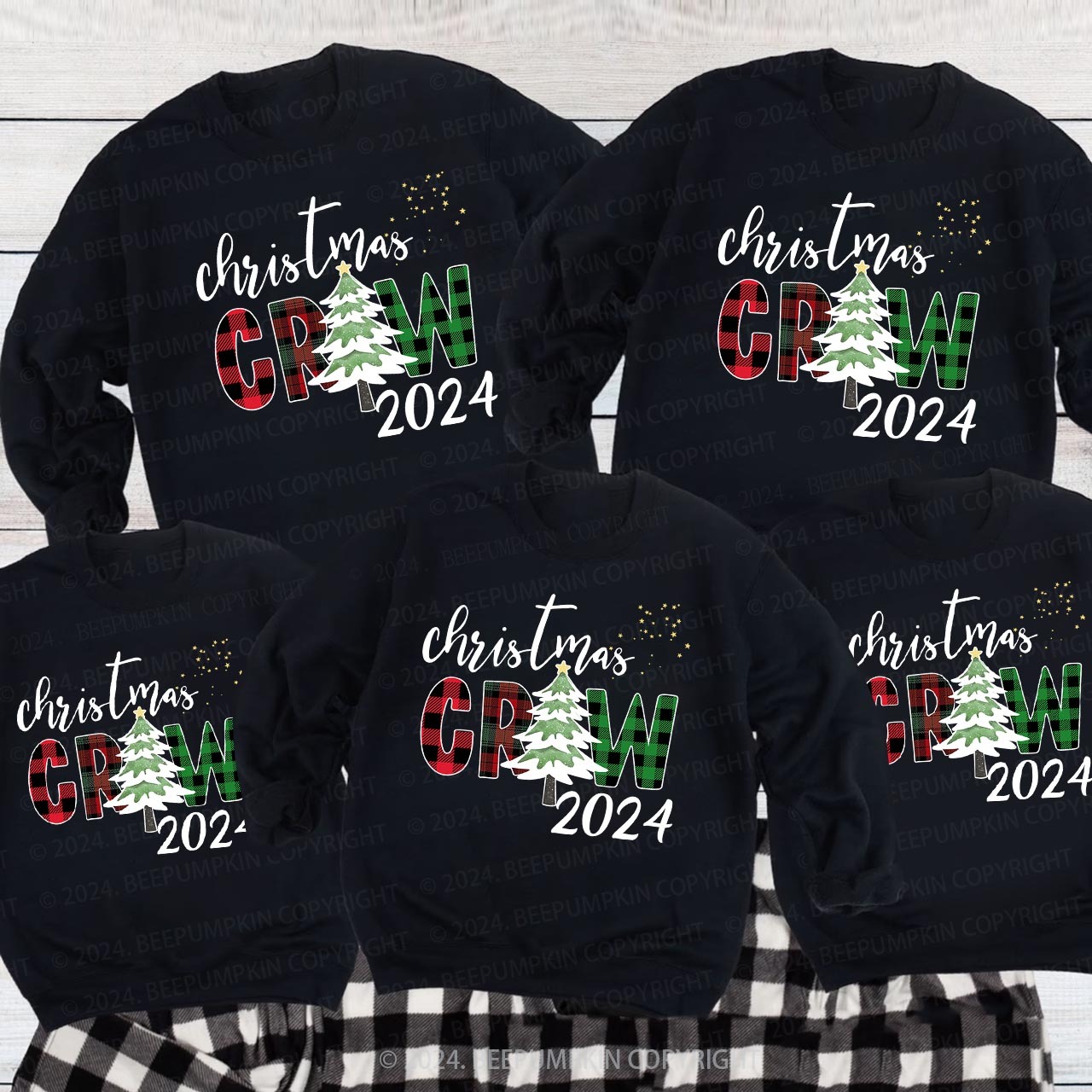 Matching Family Christmas Funny Attire Sweatshirts
