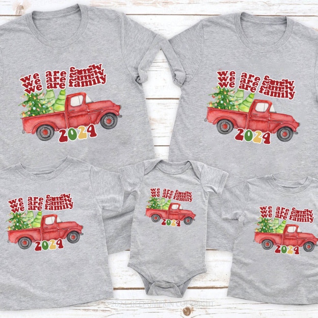 We Are Family 2024 Christmas Matching Shirts Beepumpkin