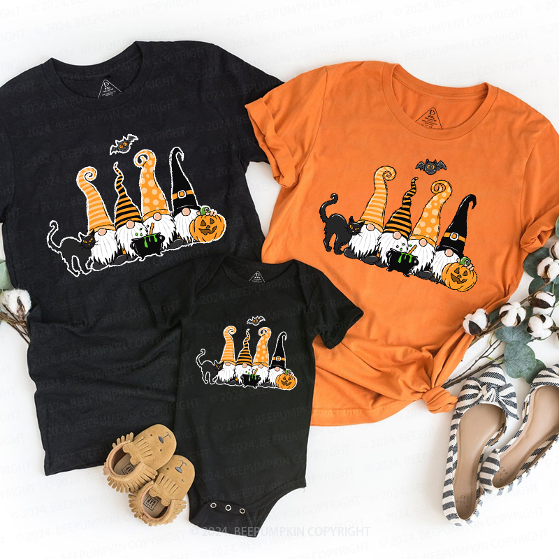 Halloween Gnomes Family Matching Shirts