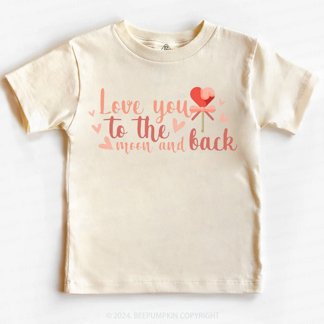 Love You To The Moon And Back Kids Shirt For Valentine