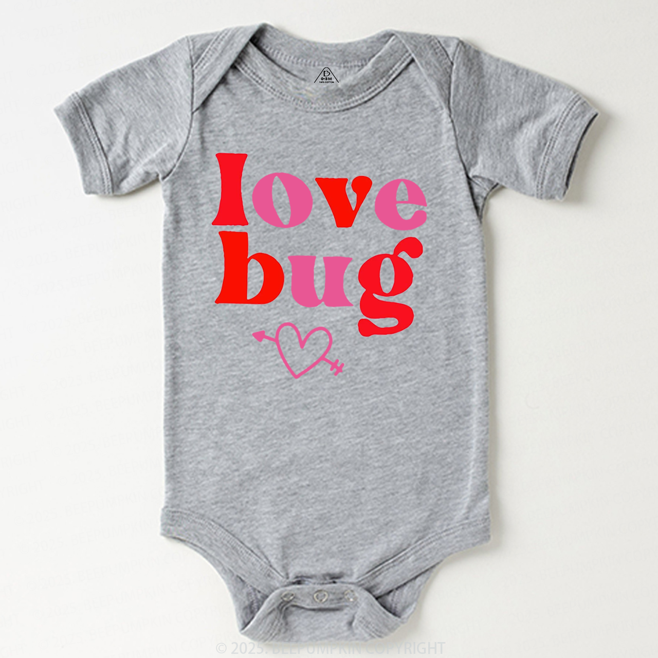Love Bug Valentine's Day Bodysuit Beepumpkin 2