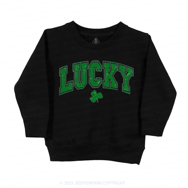 Lucky Shamrock St. Patrick's Day Kid's Sweatshirt