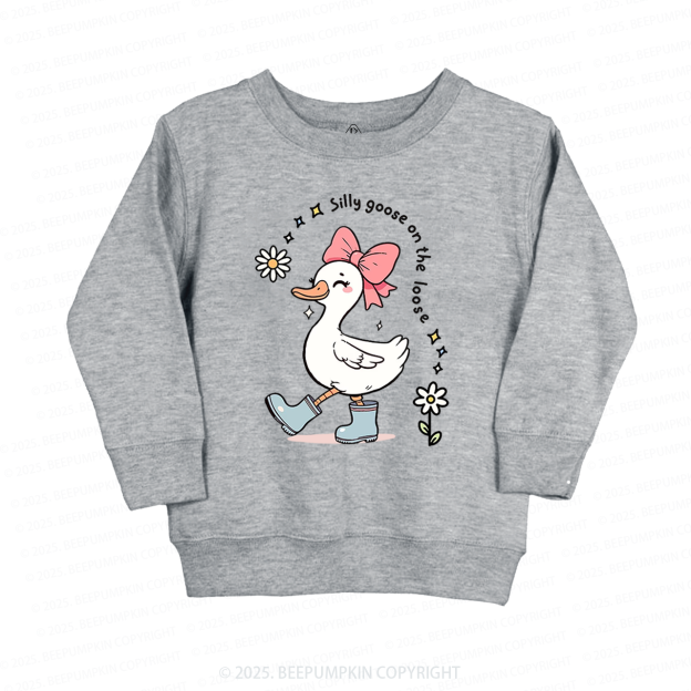 One Silly Goose Kid's Sweatshirt