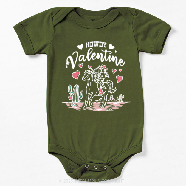 Howdy Valentine Bodysuit Beepumpkin