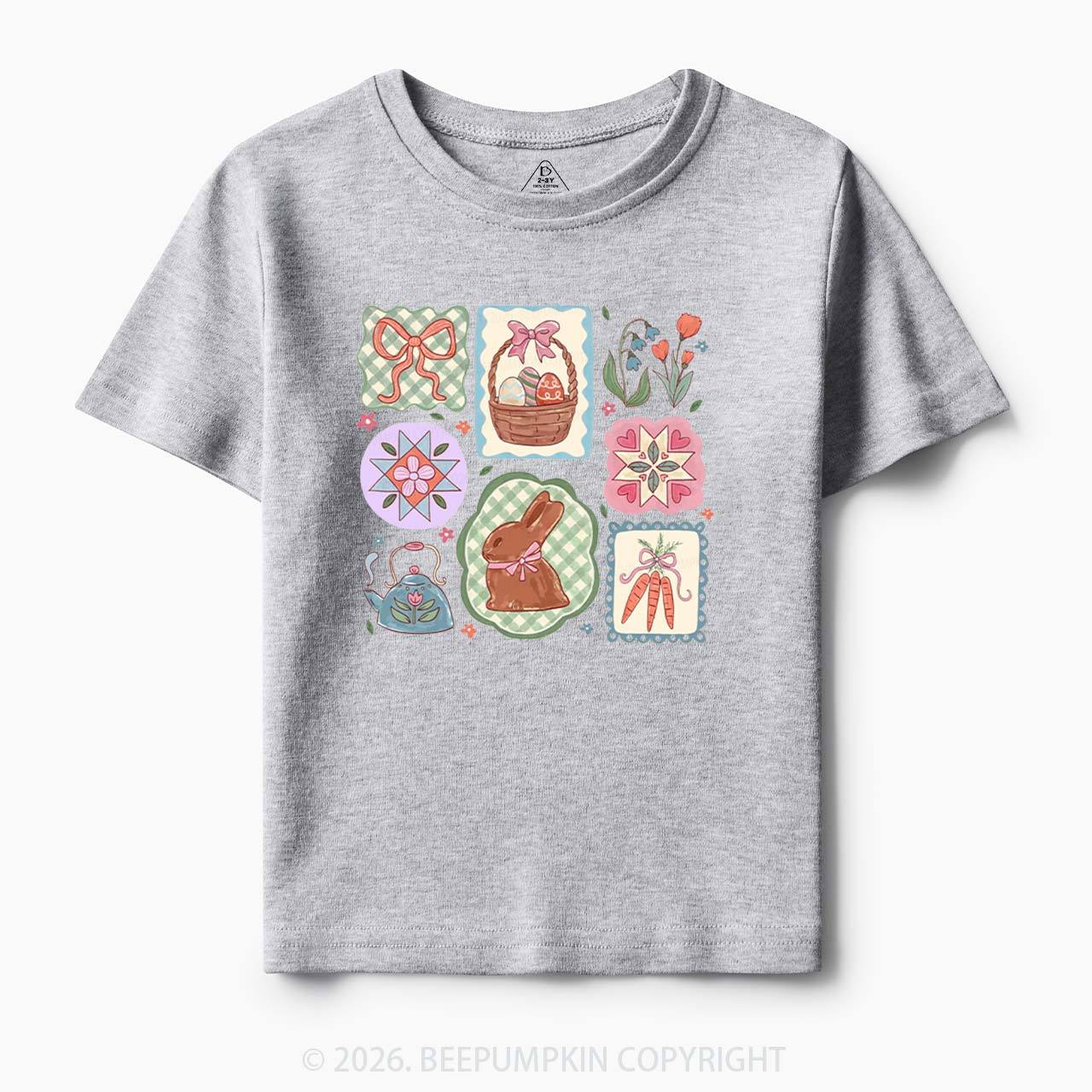 Pastel Easter Basket Toddler&Kid's Tees