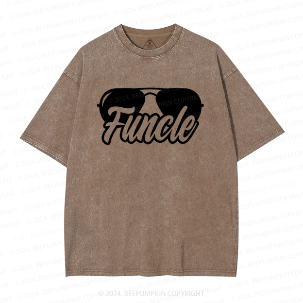Funcle Uncle Washed T-Shirts 