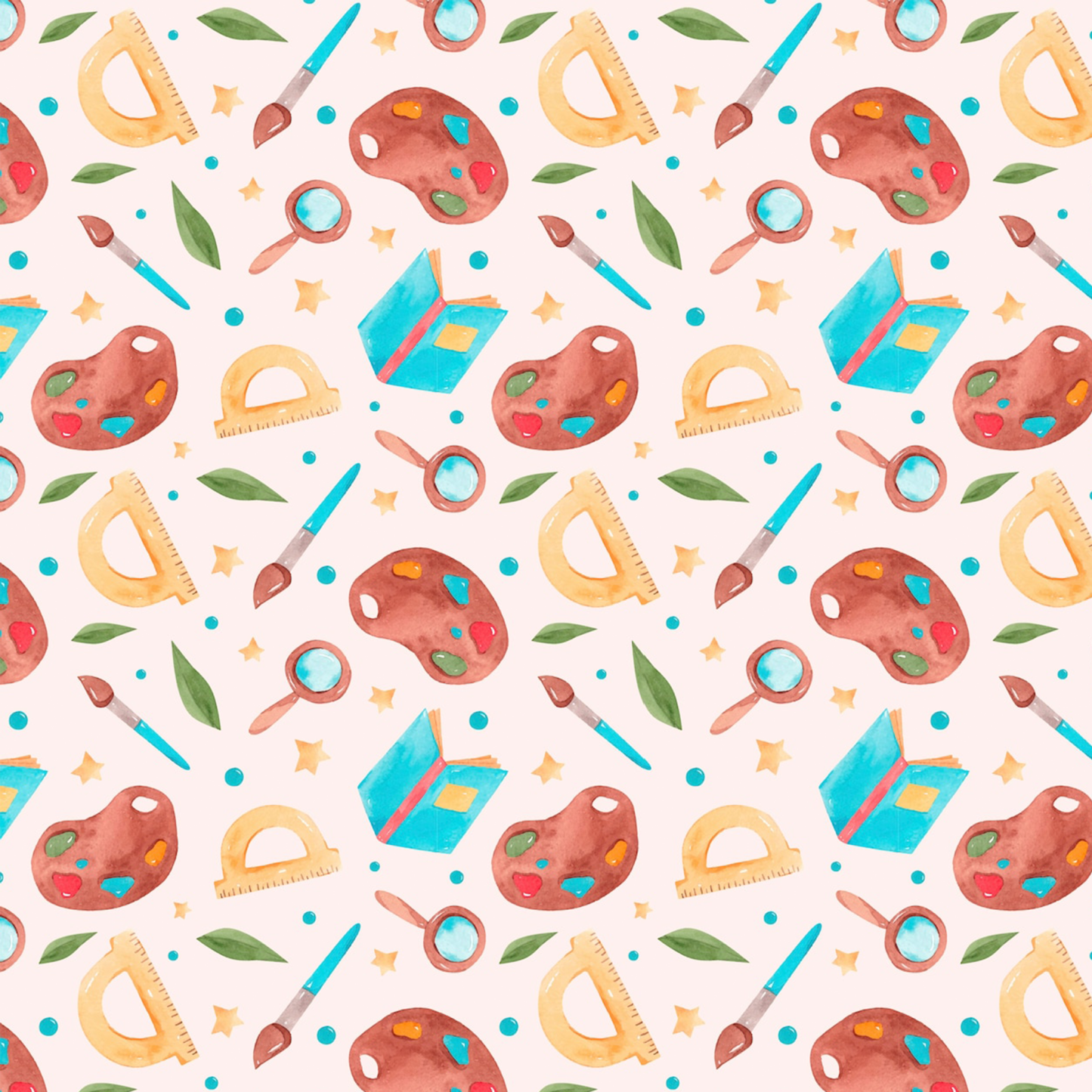 Watercolor Paint All Over Print Kids Tees