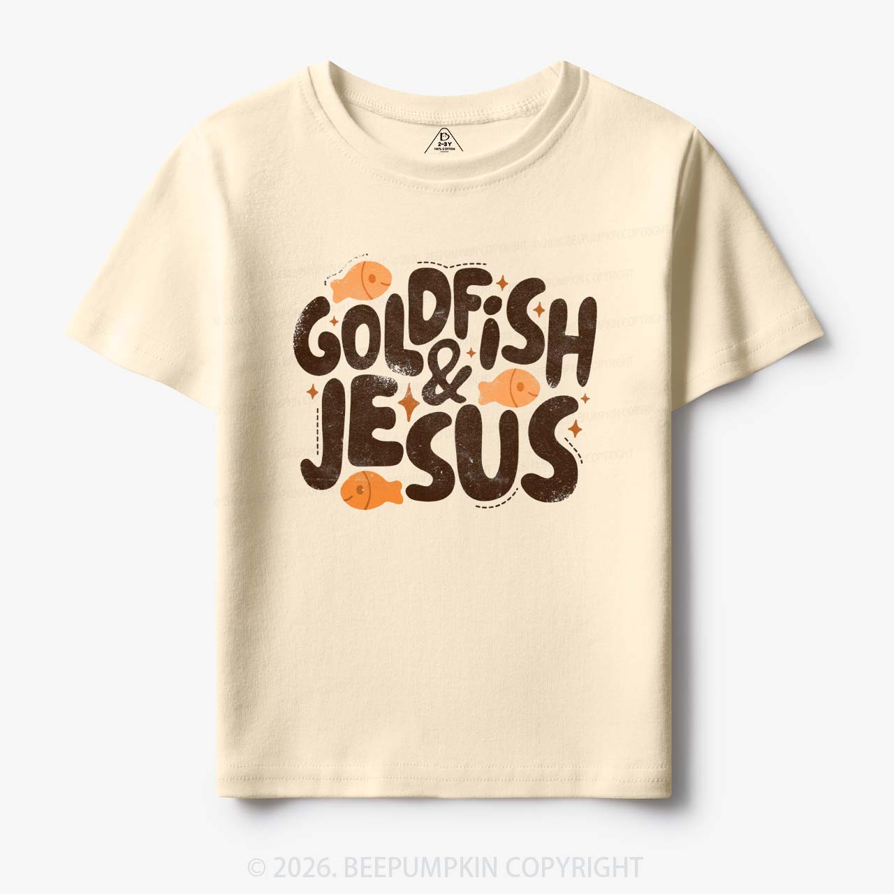 Retro Goldfish and Jesus Toddler&Kid's Tees