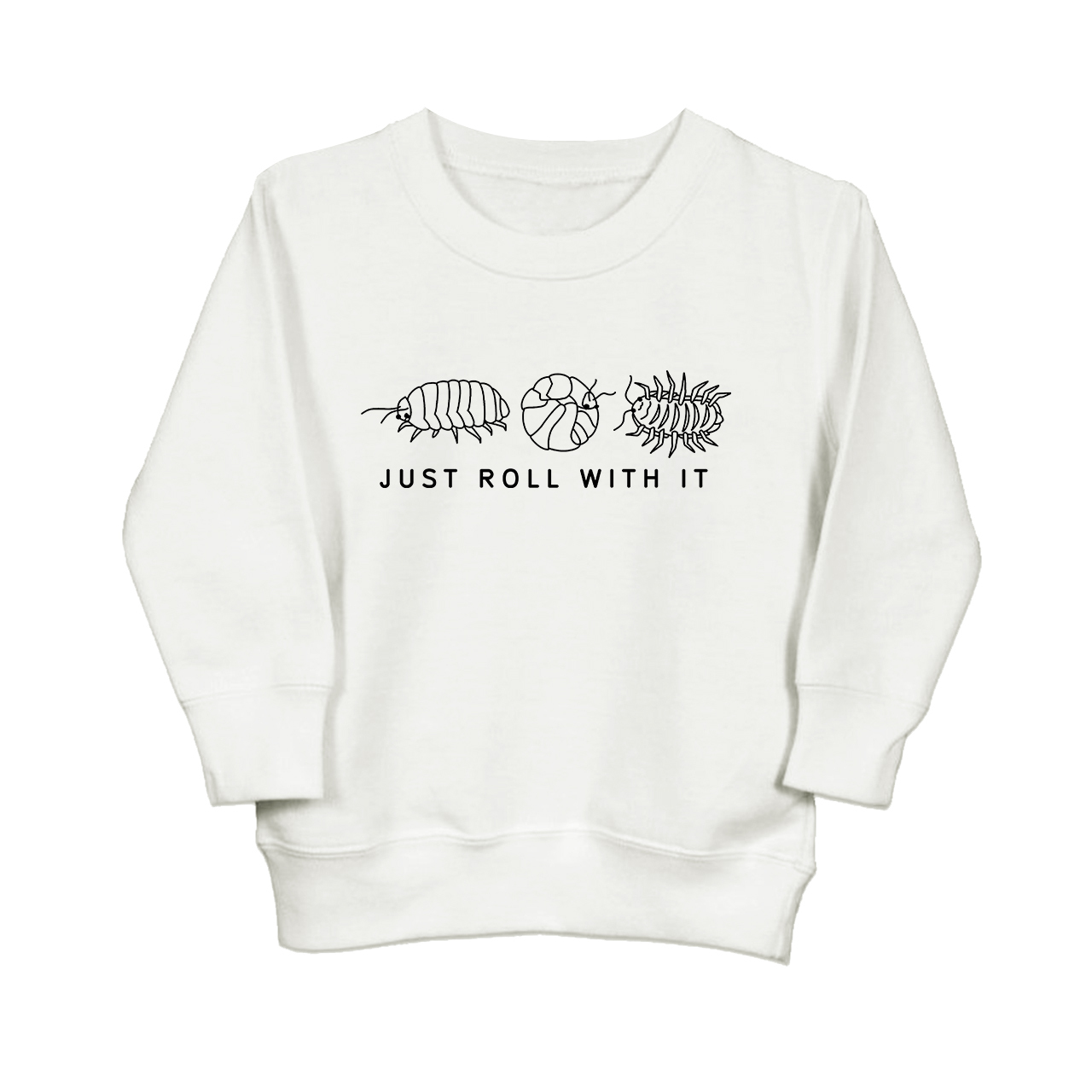 Just Roll With It Kids Sweatshirt  Sale-Beepumpkin™