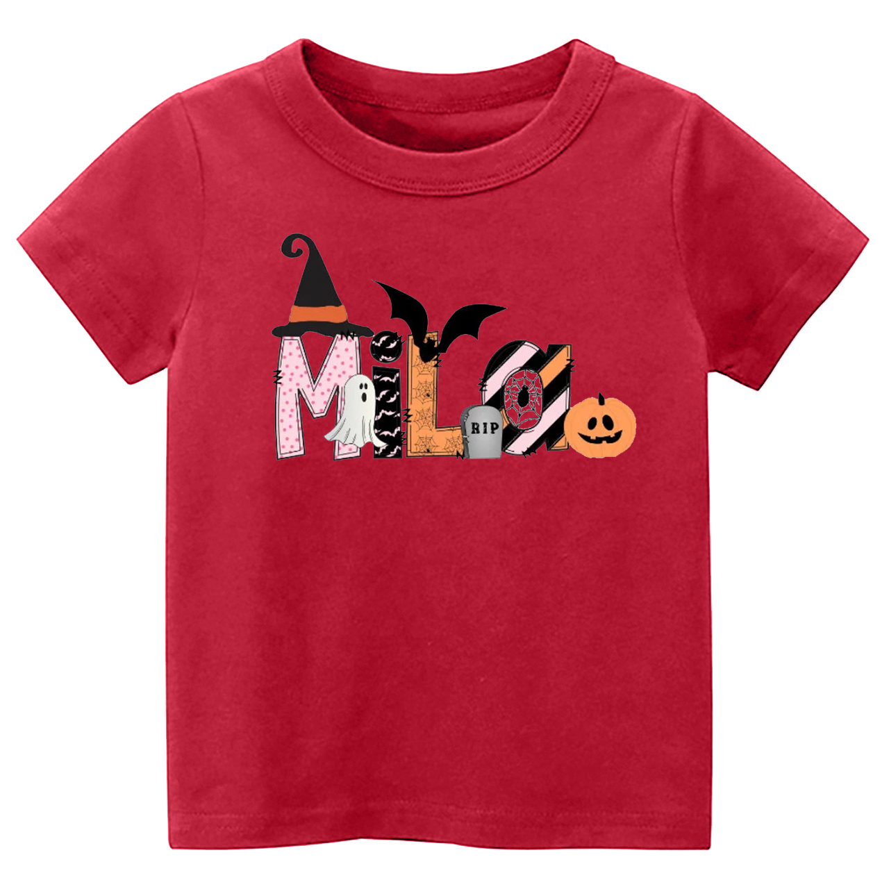 Personalized Halloween Name Kids Shirt 