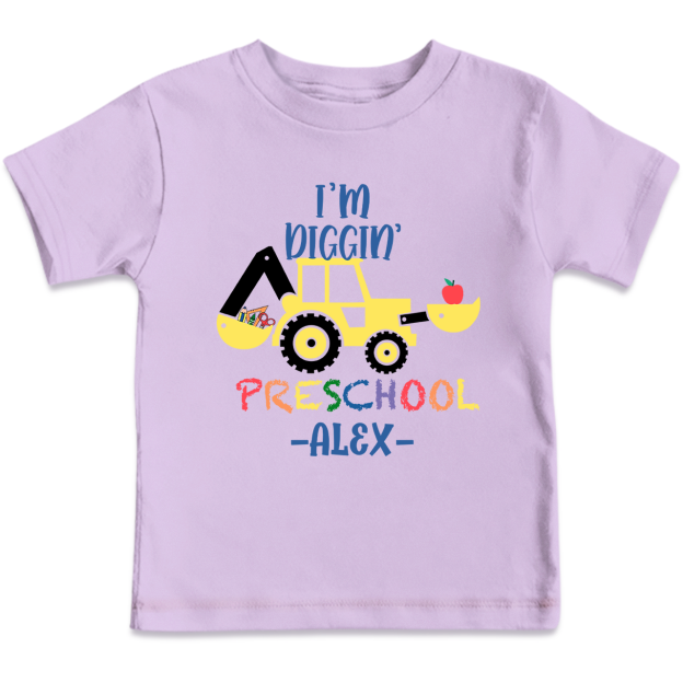 I'm Diggin' Personalized Preschool Shirt