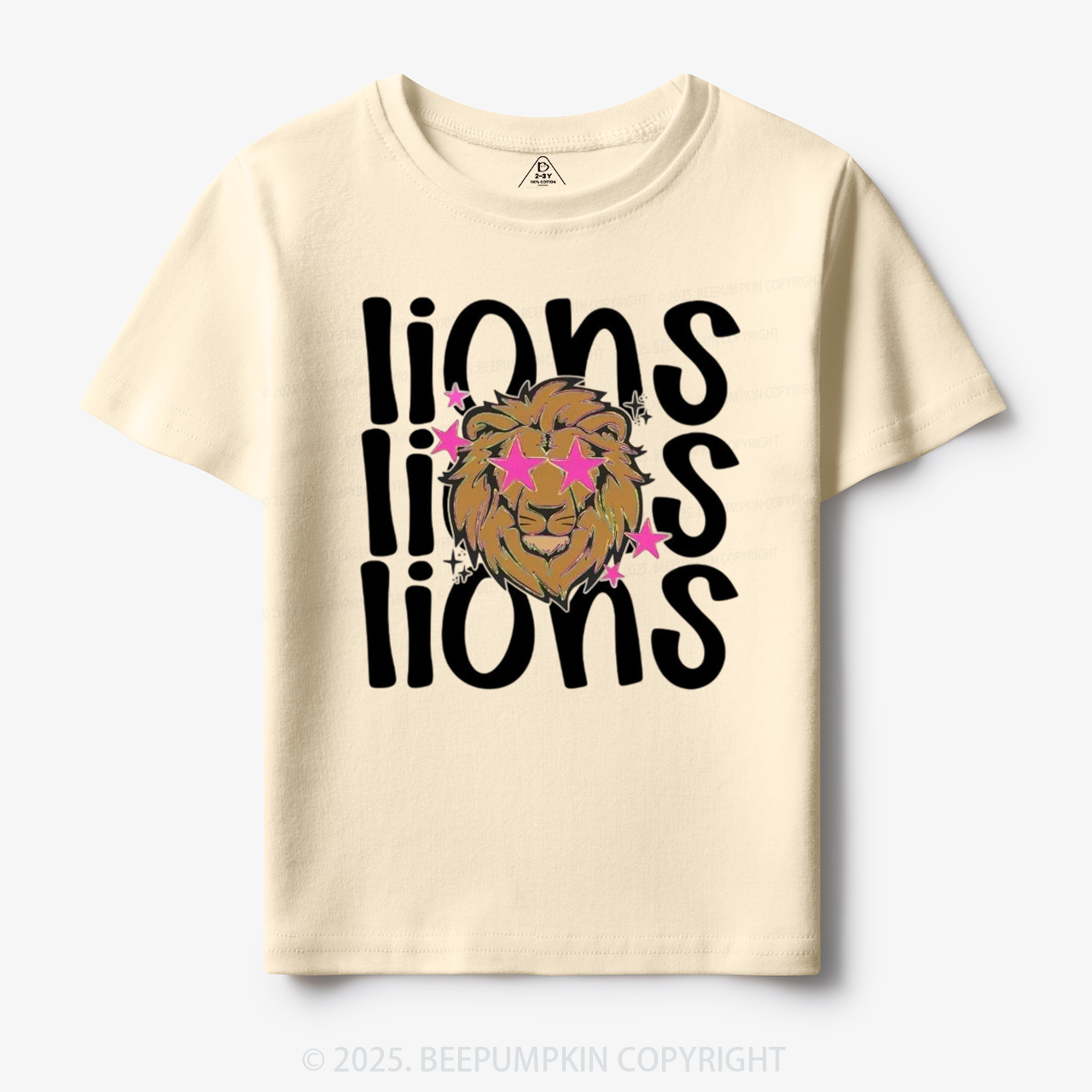 School Mascot Lions Toddler&Kid's Tees Beepumpkin