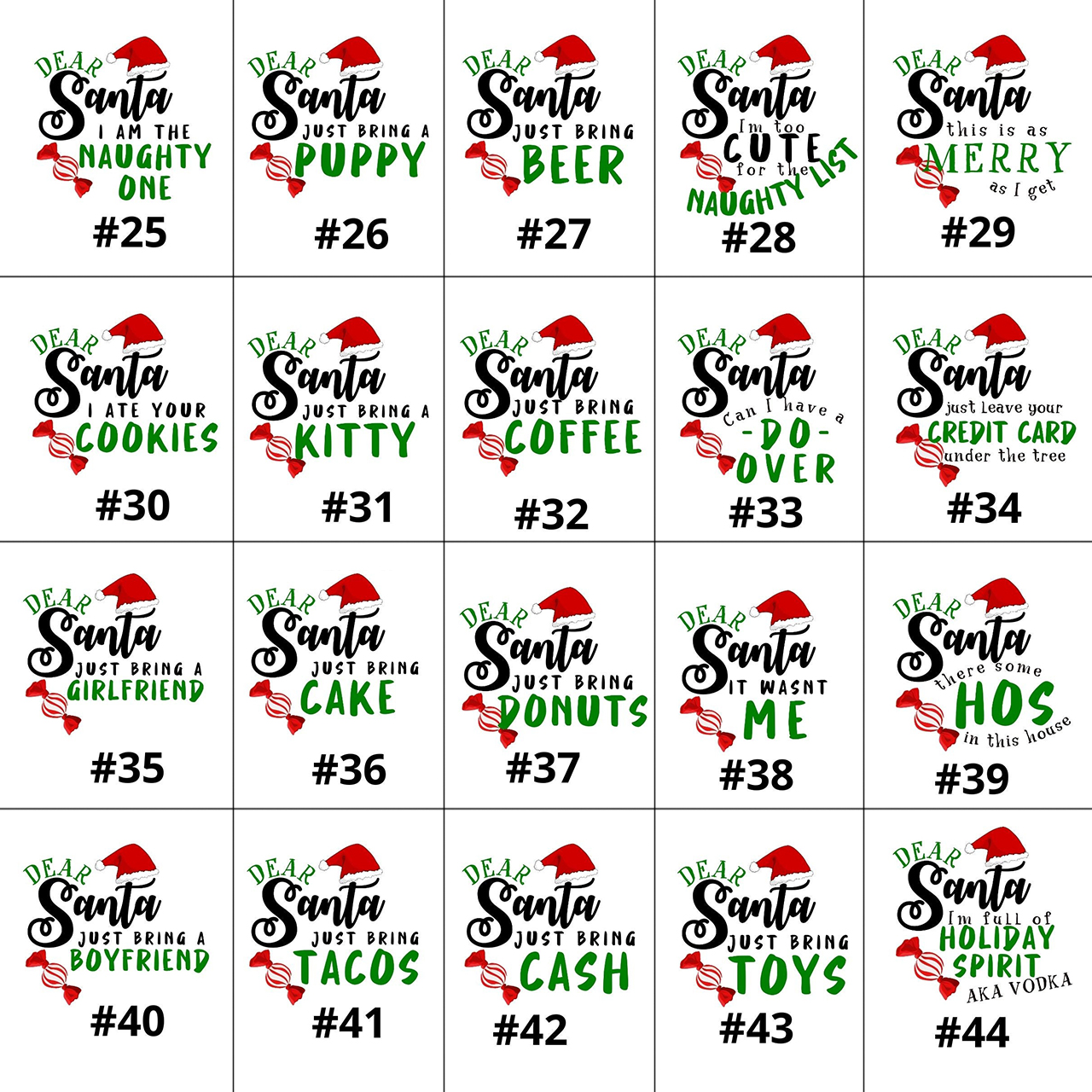 Personalized Dear Santa Life is Full of Surprises Family Matching Pajamas Beepumpkin