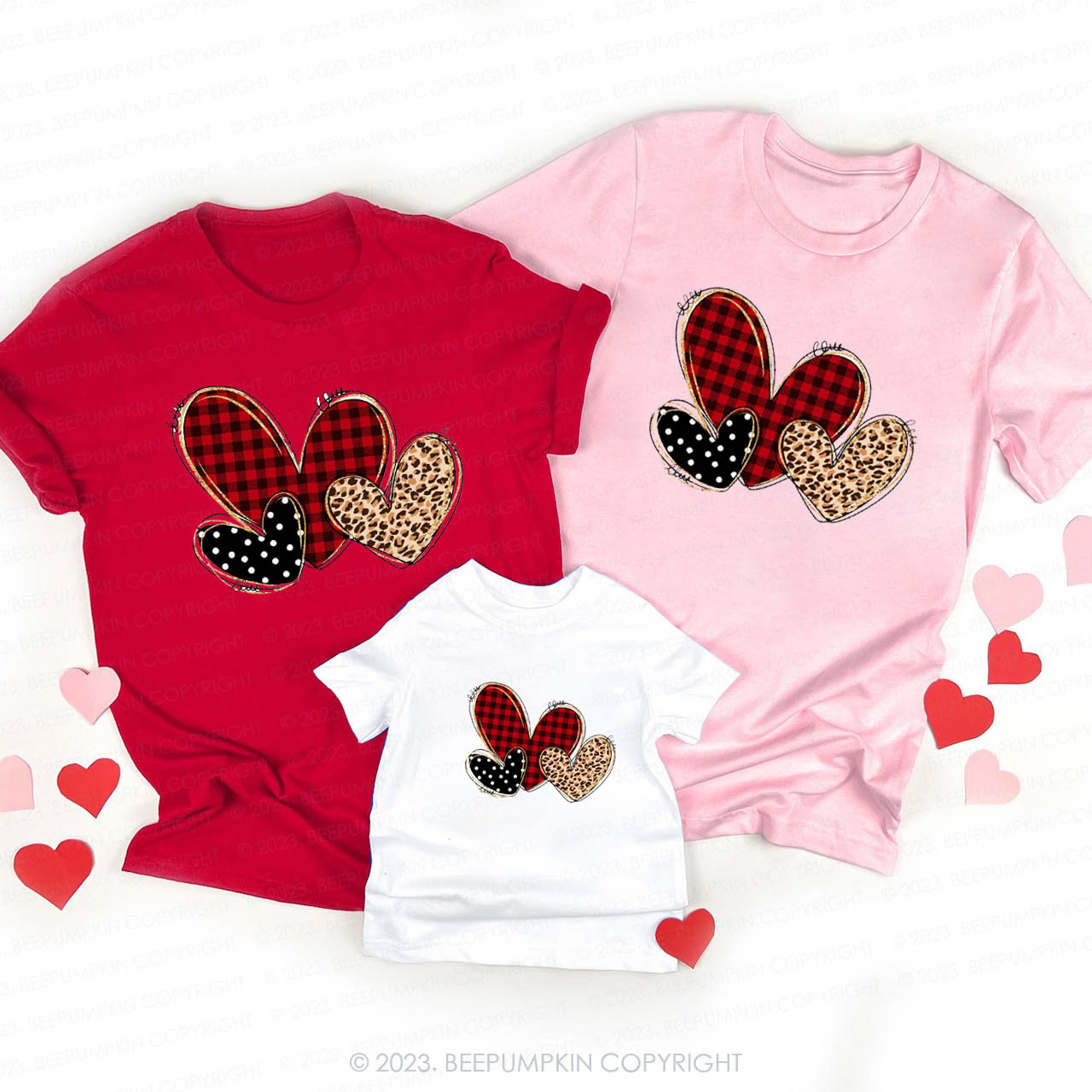 Love Valentine Happy Moment Family Matching Shirts