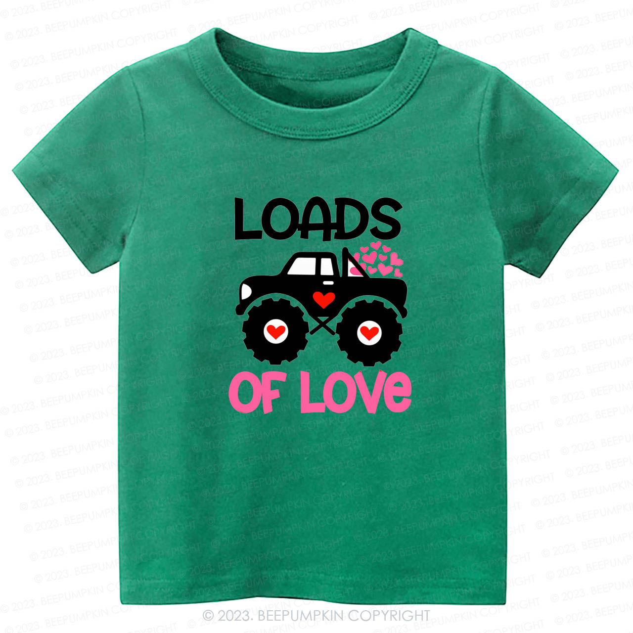 Loads of Love Valentines Truck -Toddler Tees