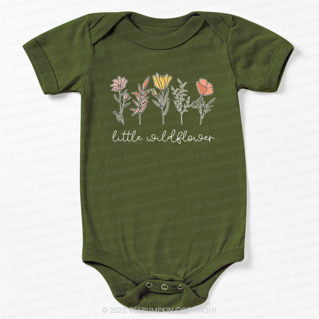 Little Wildflower Boho Bodysuit For Baby