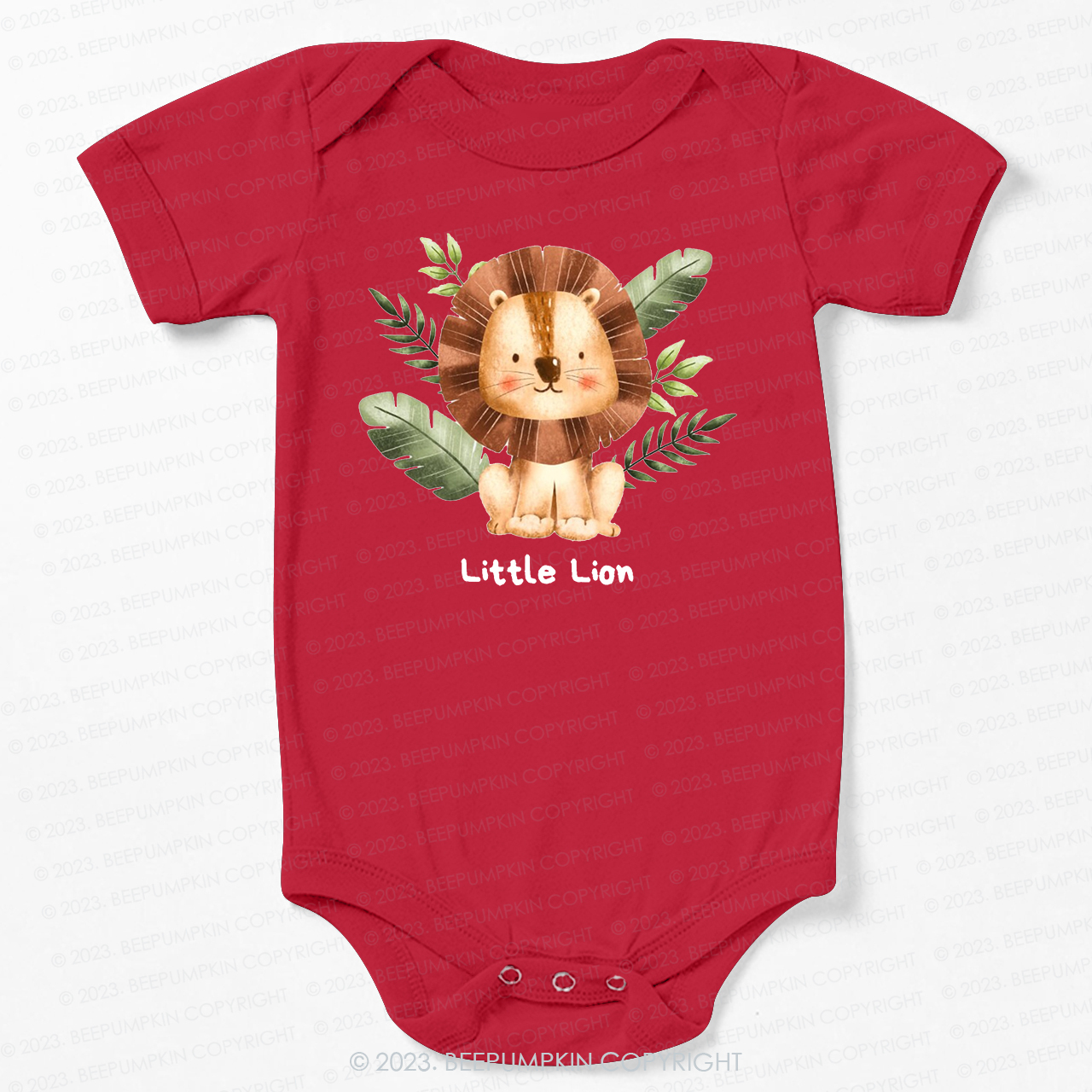 Little Lion Funny Animal Bodysuit For Baby