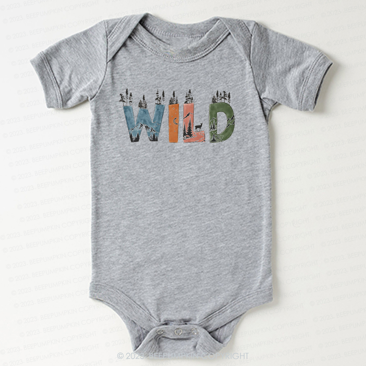 Wild Hiking Outdoors Adventure Bodysuit For Baby