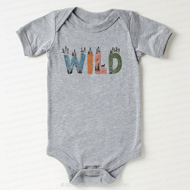 Wild Hiking Outdoors Adventure Bodysuit For Baby