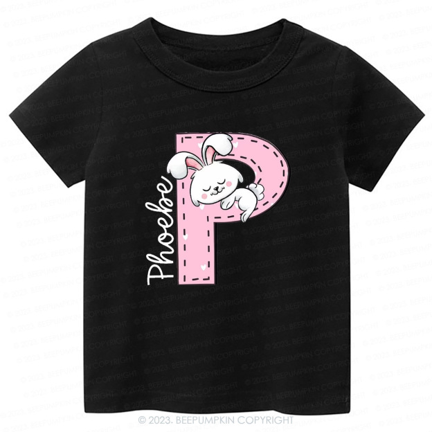 Custom Name Easter Bunny -Toddler Tees