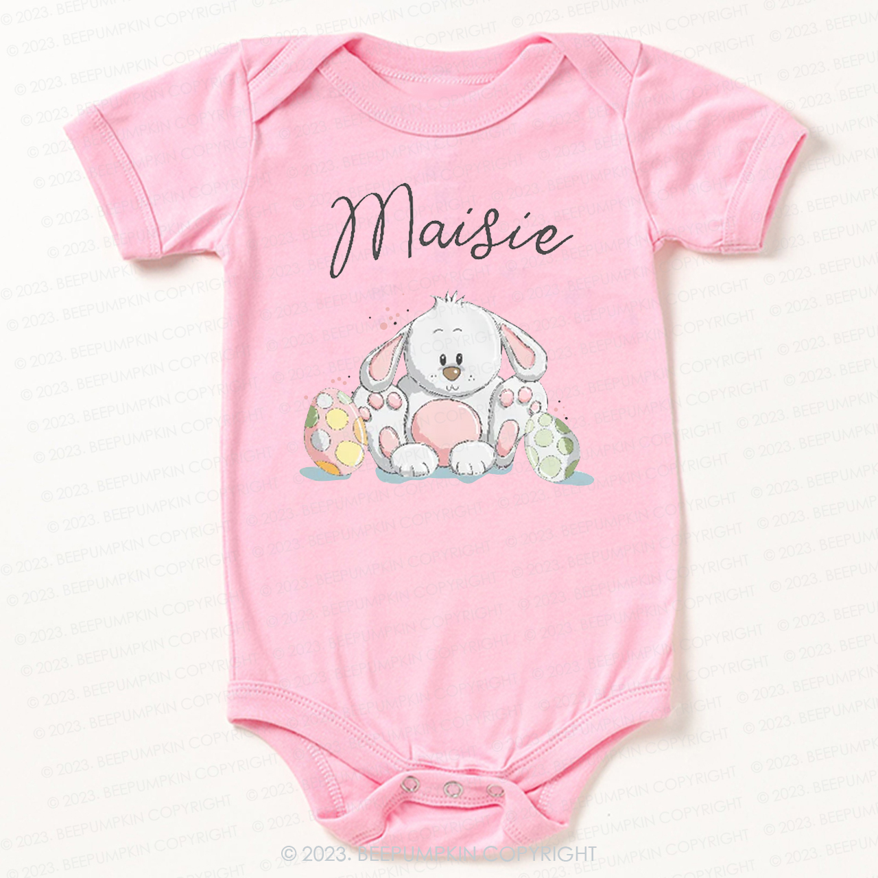 Easter Bunny And Eggs Bodysuit For Baby