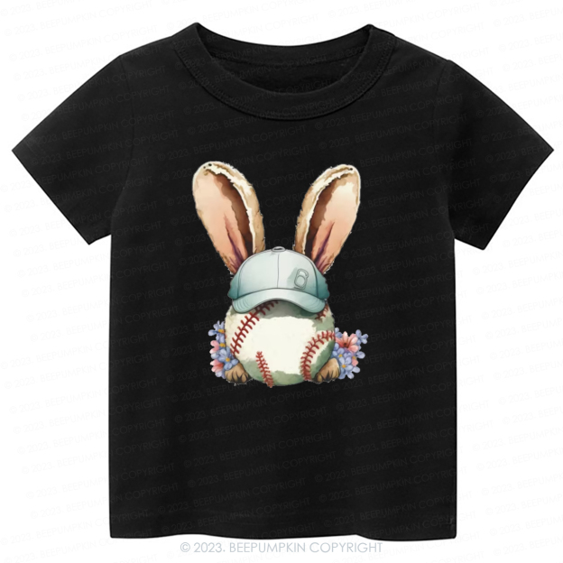 Easter Baseball Bunny  -Toddler Tees