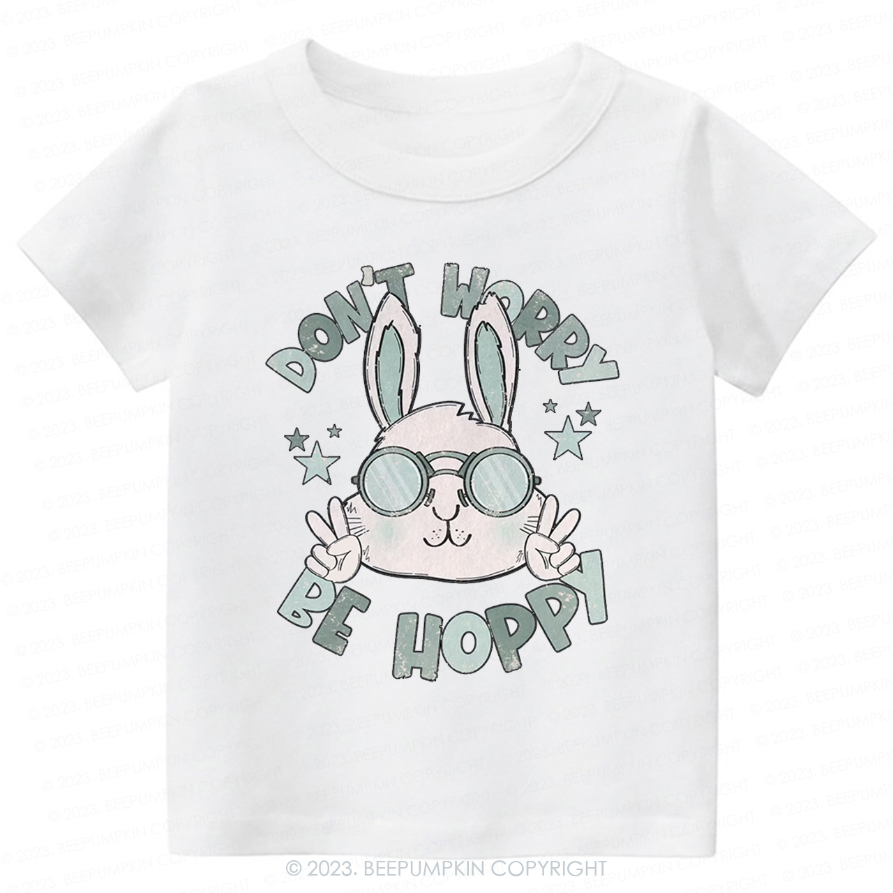 Don't Worry Be Hoppy -Toddler Tees