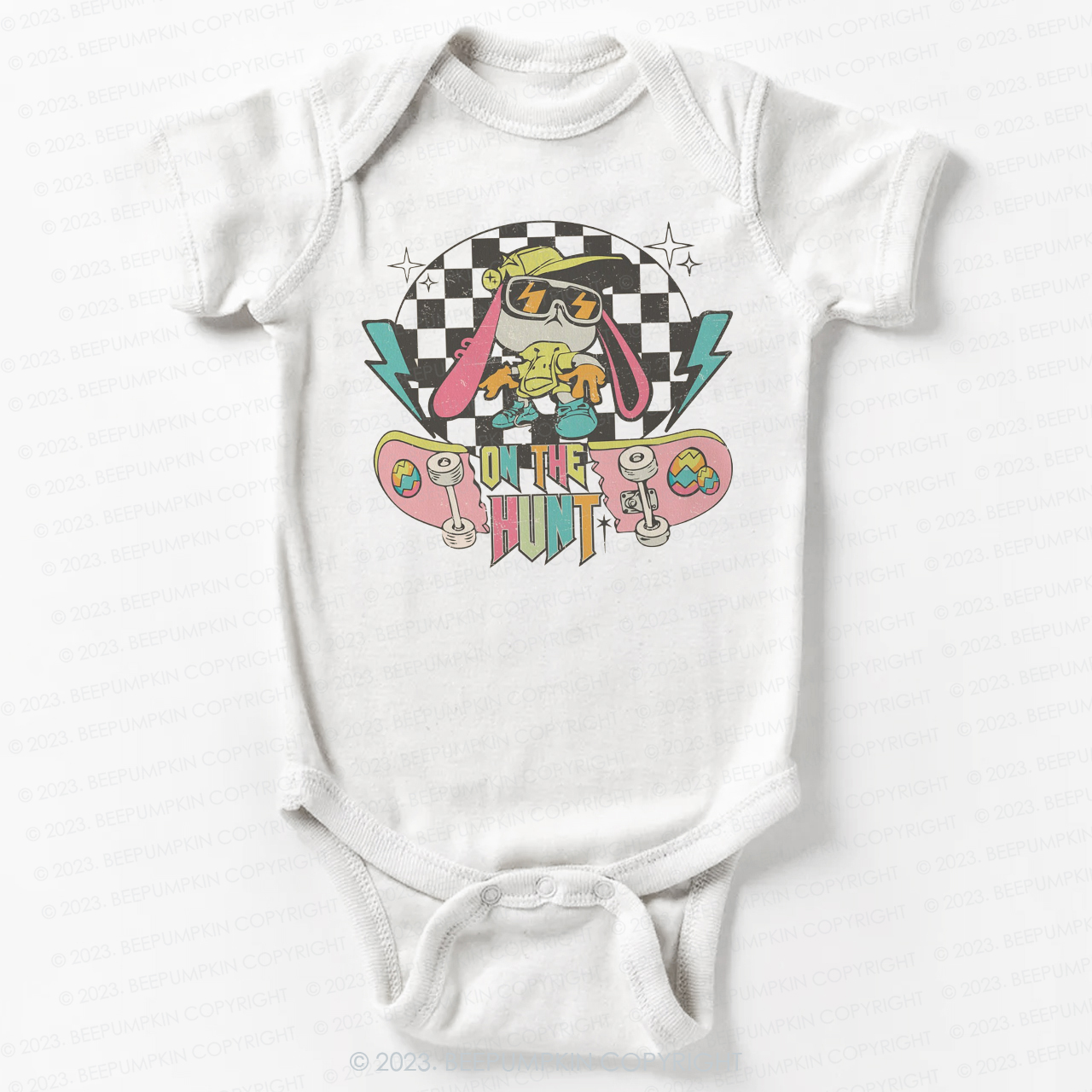 On The Hunt Kids Retro Bodysuit For Baby