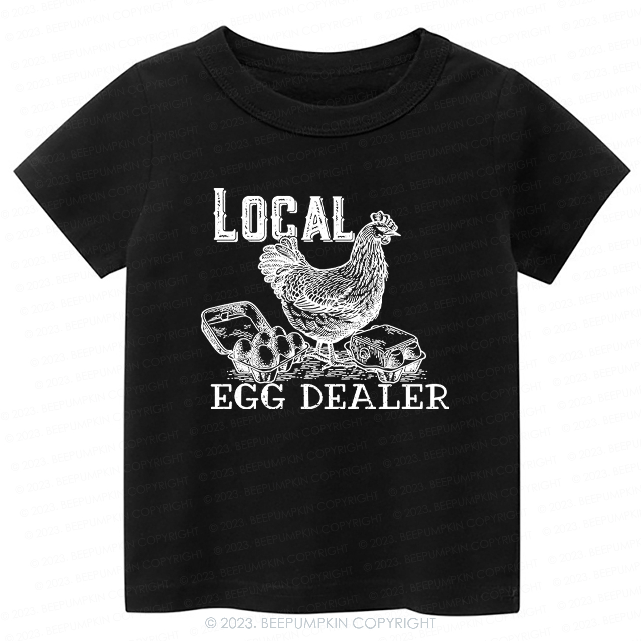 Local Egg Dealer Kids Retro -Toddler Tees