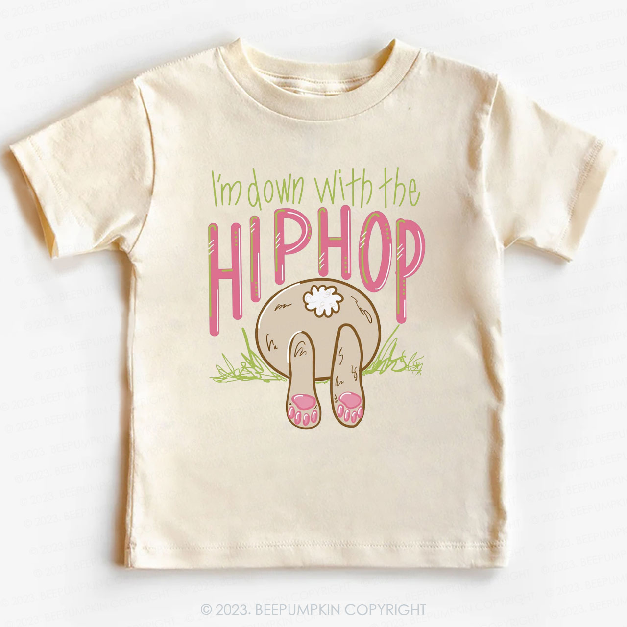 Hip Hop Bunny Tail St.Patricks Day-Toddler&Kids Tees
