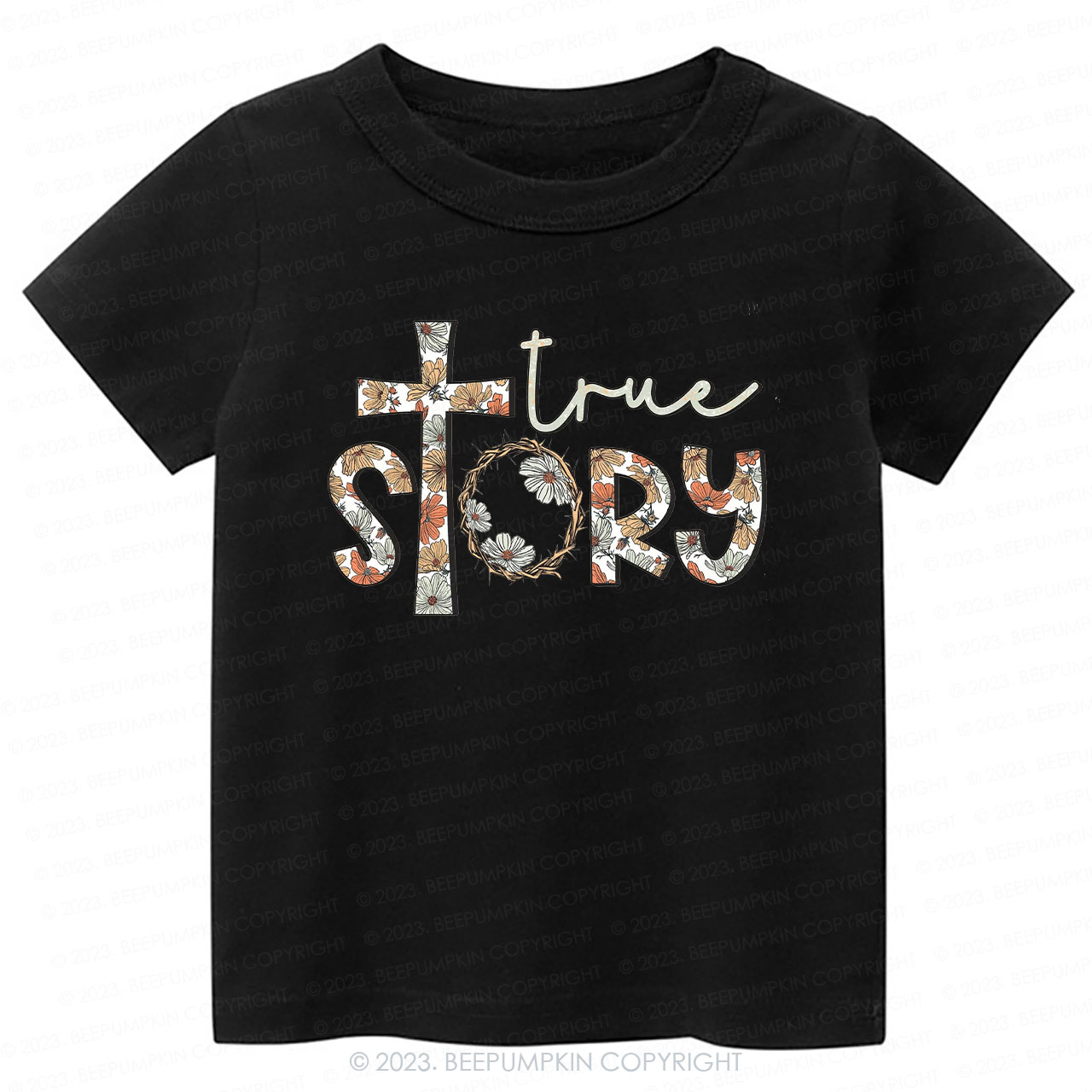 True Story Flowers Easter Toddler Tees