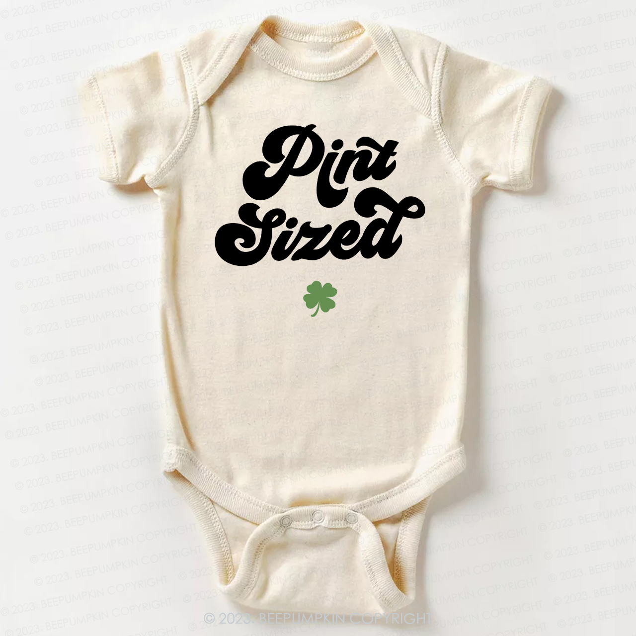 Pint Sized St.Patricks Day Bodysuit For Baby
