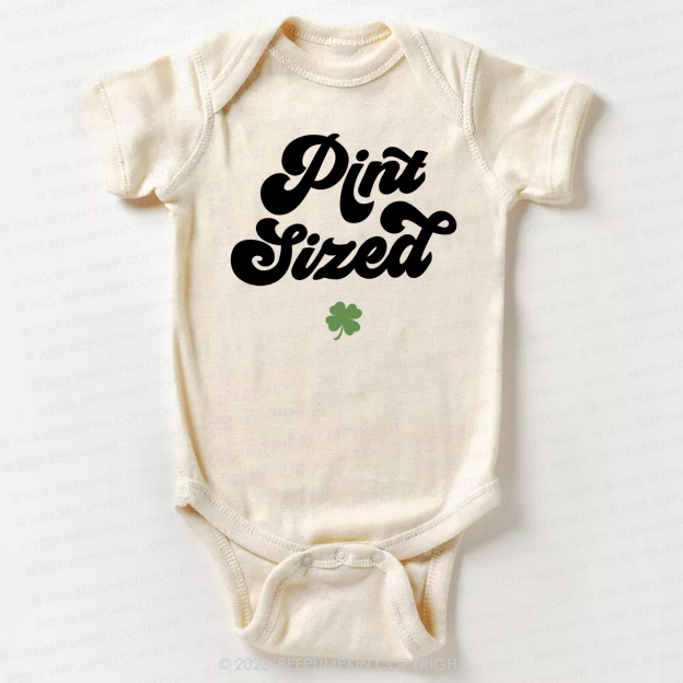 Pint Sized St.Patricks Day Bodysuit For Baby