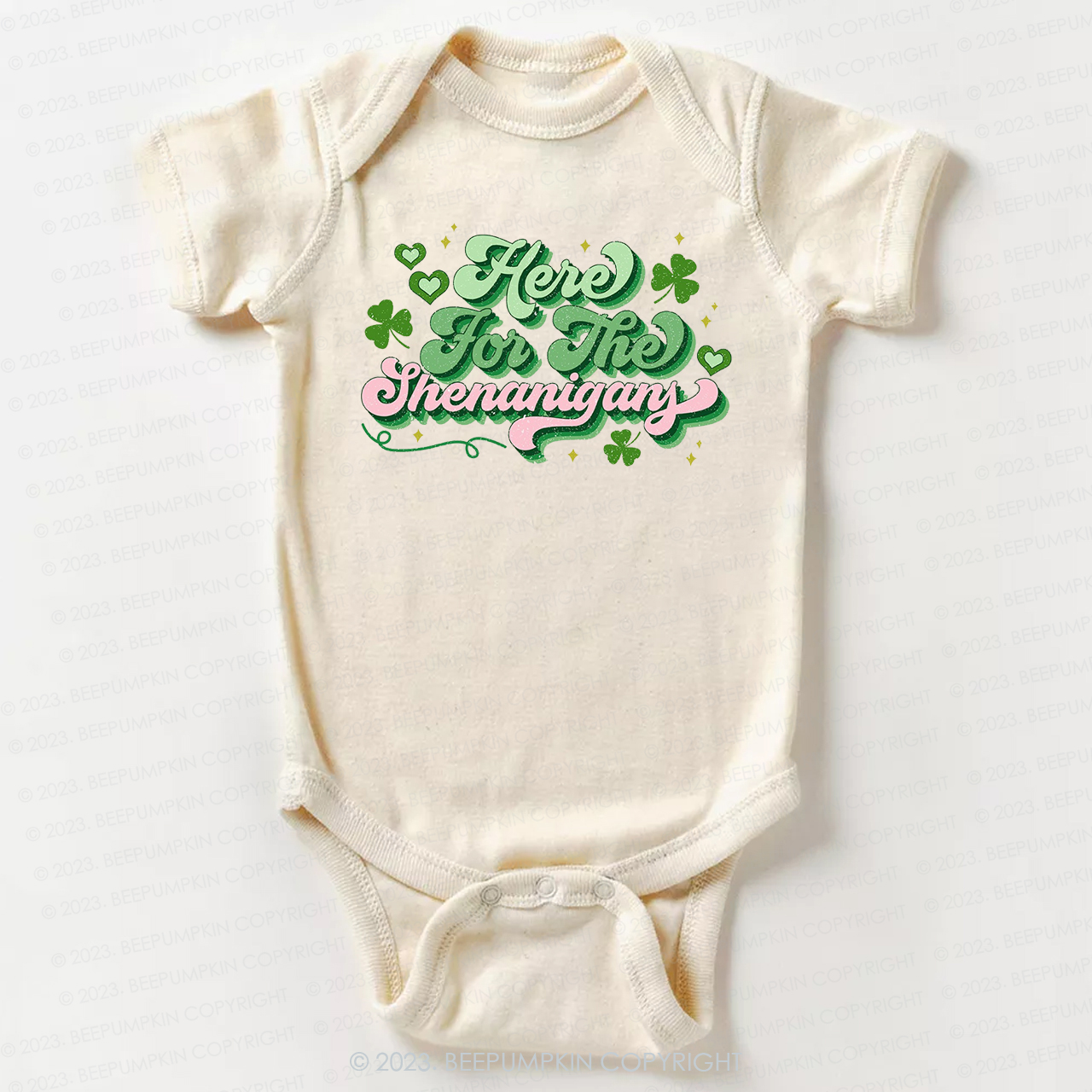 Here For The Shenanigans St.Patricks Day Bodysuit For Baby